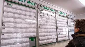 Urząd pracy Fot. PAP/Tytus Żmijewski