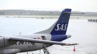 Samolot skandynawskiej linii lotniczej SAS, zdjęcie ilustracyjne, fot. PAP/EPA/TT NEWS AGENCY