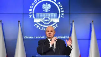 Adam Glapiński. Fot. PAP/Radek Pietruszka