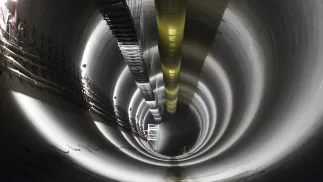 Tunel średnicowy pod Łodzią, fot. PAP/Marian Zubrzycki