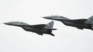 Samoloty MiG 29 - zdjęcie ilustracyjne Fot. PAP/Adam Warżawa