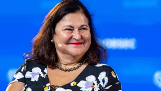 Посол ЄС в Україні Катаріна Матернова. Fot. PAP/EPA/MARTIN DIVISEK