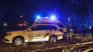 Ukraińska policja. Zdj. ilustracyjne. Fot. PAP/EPA/KATERYNA KLOCHKO