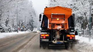 Ulice Zakopanego po opadach śniegu. Zdj. Ilustracyjne. Fot. PAP/Grzegorz Momot