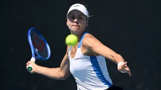 Magda Linette. Fot. EPA/LUKAS COCH