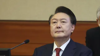 Jun Suk Jeol. Fot. PAP/EPA/	Kim Hong-Ji / POOL