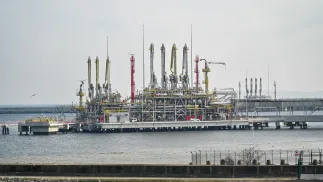 Термінал ЗПГ Свіноуйсьце, Польща. Fot. PAP/Marcin Bielecki