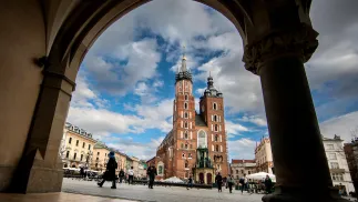 Rynek w Krakowie. Fot. PAP/Łukasz Gągulski