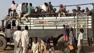 Внутренне перемещённые лица в Судане. Фотоиллюстрация. Fot. PAP/EPA/Marwan Mohamed