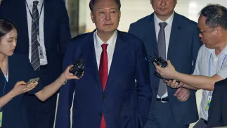 Były prezydent Korei Południowej Jun Suk Jeol, fot. PAP/EPA/YNA / POOL/YONHAP / POOL