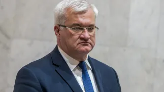 Minister spraw zagranicznych Ukrainy Andrij Sybiha. Fot. PAP/Vladyslav Musiienko 