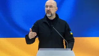 Денис Шмигаль. Fot. PAP/Vladyslav Musiienko