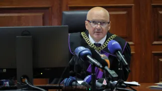 Sędzia Dariusz Łubowski. Fot. PAP/Rafał Guz