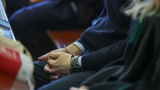 Sebastian M. przed sądem przeprosił bliskich ofiar wypadku na A1. Fot. PAP/ Marian Zubrzycki