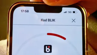 Aplikacja BLIK Fot. PAP/Marcin Bielecki