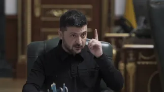 Президент України Володимир Зеленський. Fot. PAP/EPA/STRINGER