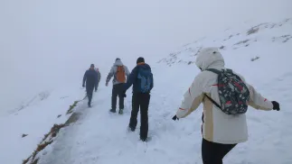 Turyści na szlakach w Tatrach. Fot. PAP/Grzegorz Momot