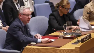 Krzysztof Szczerski Fot. PAP/EPA/SARAH YENESEL