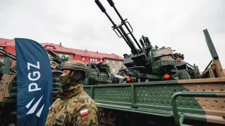 System Rakietowo-Artyleryjski PILICA. Fot. PAP/	Art Service