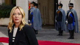 Giorgia Meloni, fot. PAP/EPA/ANSA/FABIO FRUSTACI