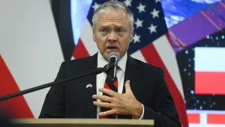 Посол США в Польщі Том Роуз. Fot. PAP/Piotr Nowak