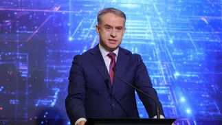 Wicepremier, minister cyfryzacji Krzysztof Gawkowski. Fot. PAP/	Paweł Supernak