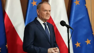 Premier Donald Tusk. Fot. PAP/Albert Zawada