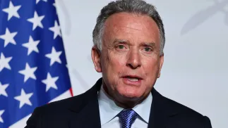 Специальный представитель президента США Стив Уиткофф. Fot. PAP/EPA/LUDOVIC MARIN / POOL