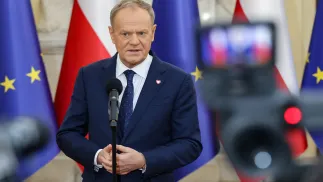 Premier Donald Tusk. Fot. PAP/Albert Zawada