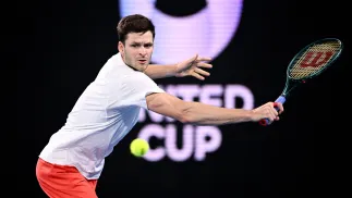 Hubert Hurkacz Fot. PAP/EPA/DAN HIMBRECHTS