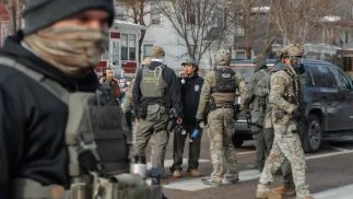 Patrol ICE. Zdj. Ilustracyjne. Fot. PAP/ EPA/OLGA FEDOROVA