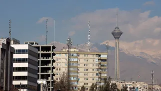 Teheran, stolica Iranu. Fot. PAP/EPA/ABEDIN TAHERKENAREH 