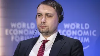 Кирило Буданов. Fot. PAP/EPA/GIAN EHRENZELLER