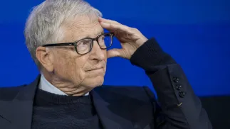 Bill Gates. Fot. PAP/EPA/GIAN EHRENZELLER 