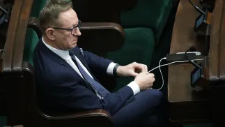 Poseł PiS Robert Telus, fot. PAP/Tomasz Gzell