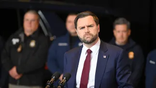 Вице-президент США Джей Ди Вэнс. Fot. PAP/EPA/Craig Lassig