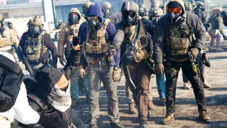 Agenci ICE. Fot. PAP/EPA/CRAIG LASSIG