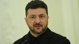 Володимир Зеленський. Fot. PAP/Marcin Obara