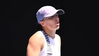 Iga Świątek. Fot. PAP/EPA/	JAMES ROSS