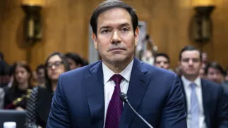 Sekretarz stanu USA Marco Rubio. Fot. PAP/EPA/SHAWN THEW