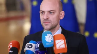 Szef MSZ Francji Jean-Noel Barrot. Fot. PAP/EPA/Olivier Hoslet