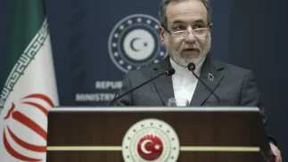 Szef MSZ Iranu Abbas Aragczi. Fot. EPA/ERDEM SAHIN