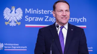 Радослав Сікорський. Fot. PAP/Tomasz Gzell