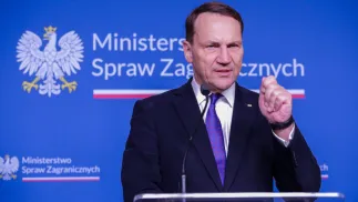 Радослав Сікорський. Fot. PAP/Tomasz Gzell