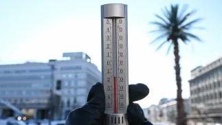 Fala mrozów. Fot. PAP/Radek Pietruszka