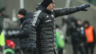 Trener Legii Warszawa Marek Papszun. Fot. PAP/Leszak Szymański