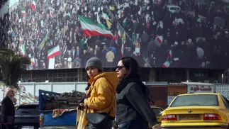 Тегеран. Fot. PAP/EPA/ABEDIN TAHERKENAREH