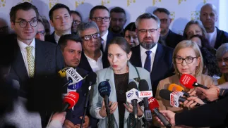 Politycy Polski 2050. Fot. PAP/Rafał Guz