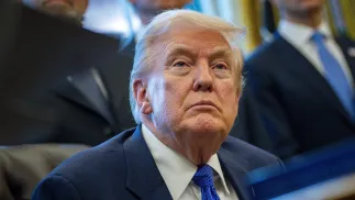 Дональд Трамп. Fot. PAP/EPA/BONNIE CASH / POOL 