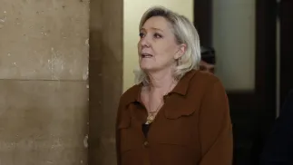 Marine Le Pen. Fot. PAP/EPA/YOAN VALAT